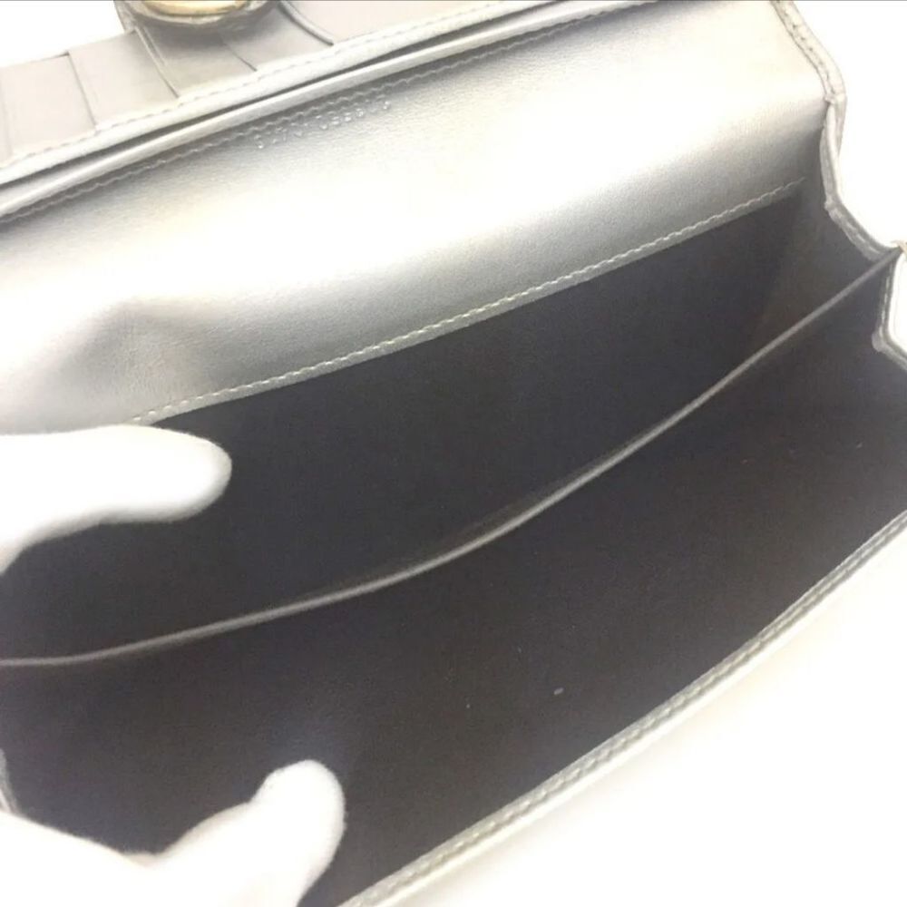 GUCCI Shima Heart Logo Clip Leather Long Bifold Wallet /S0930 - Picture 7 of 8